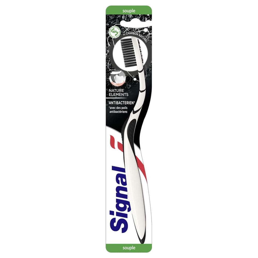 signal SIGNAL Brosse à Dents Nature Elements Antibactérien Souple x1 Brosse à dents