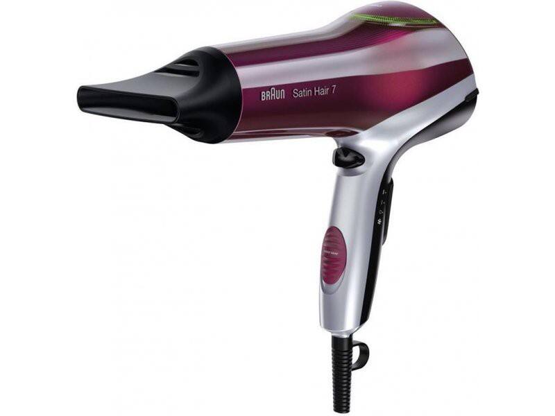 Braun Haartrockner HD770 Stain Hair 7 240 V Marun, Silber