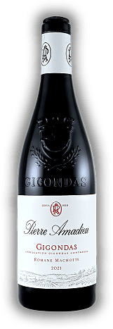 Pierre Amadieu, Gigondas, A.C., Romane Machotte, 2021, Cotes du Rhone rouge  Pierre Amadieu, Gigondas, A.C., Romane Machotte, 2021, Cotes du Rhone rouge   Jahrgang 2021 - 0,75	 Liter - Vol 15,0%