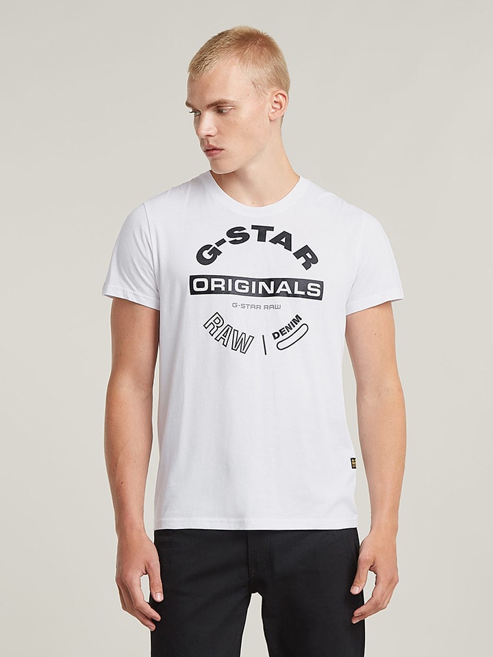 G-Star Shirt in Weiß günstig kaufen