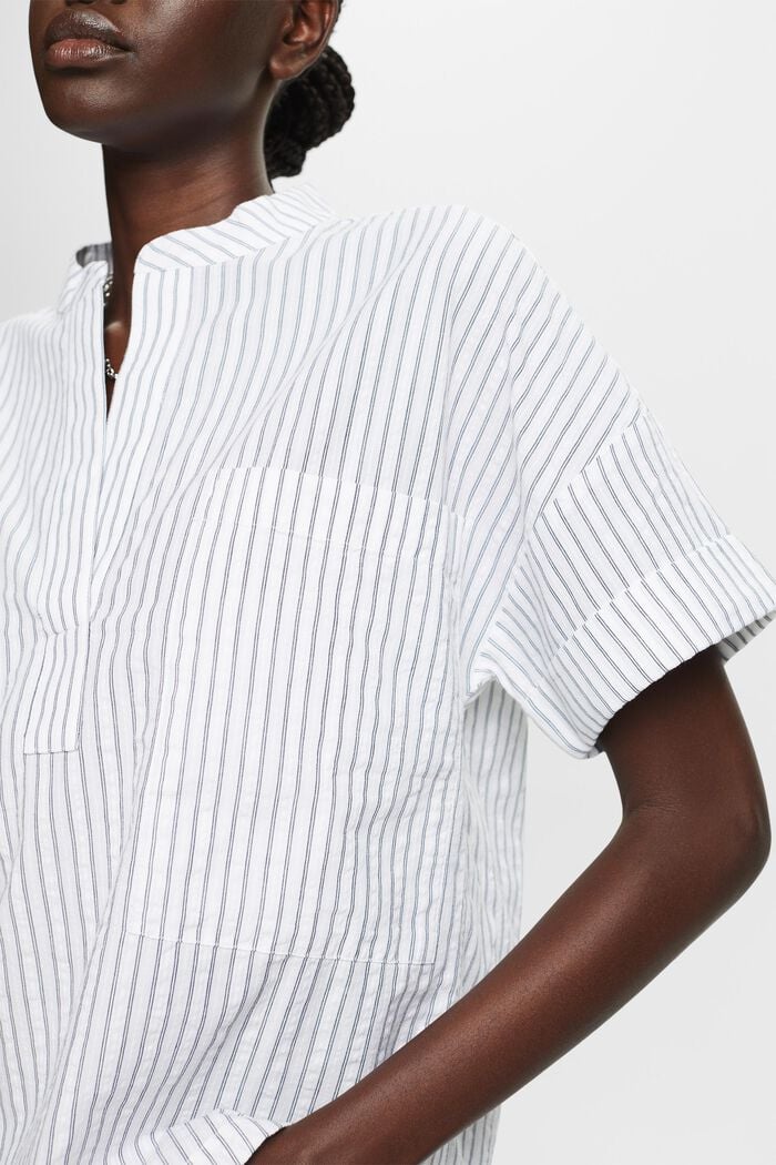 Gestreifte Oversized-Bluse