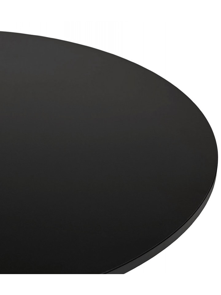 KADIMA DESIGN Stehtisch Holzplatte Metall | Modernes Design in Schwarz günstig kaufen onesize