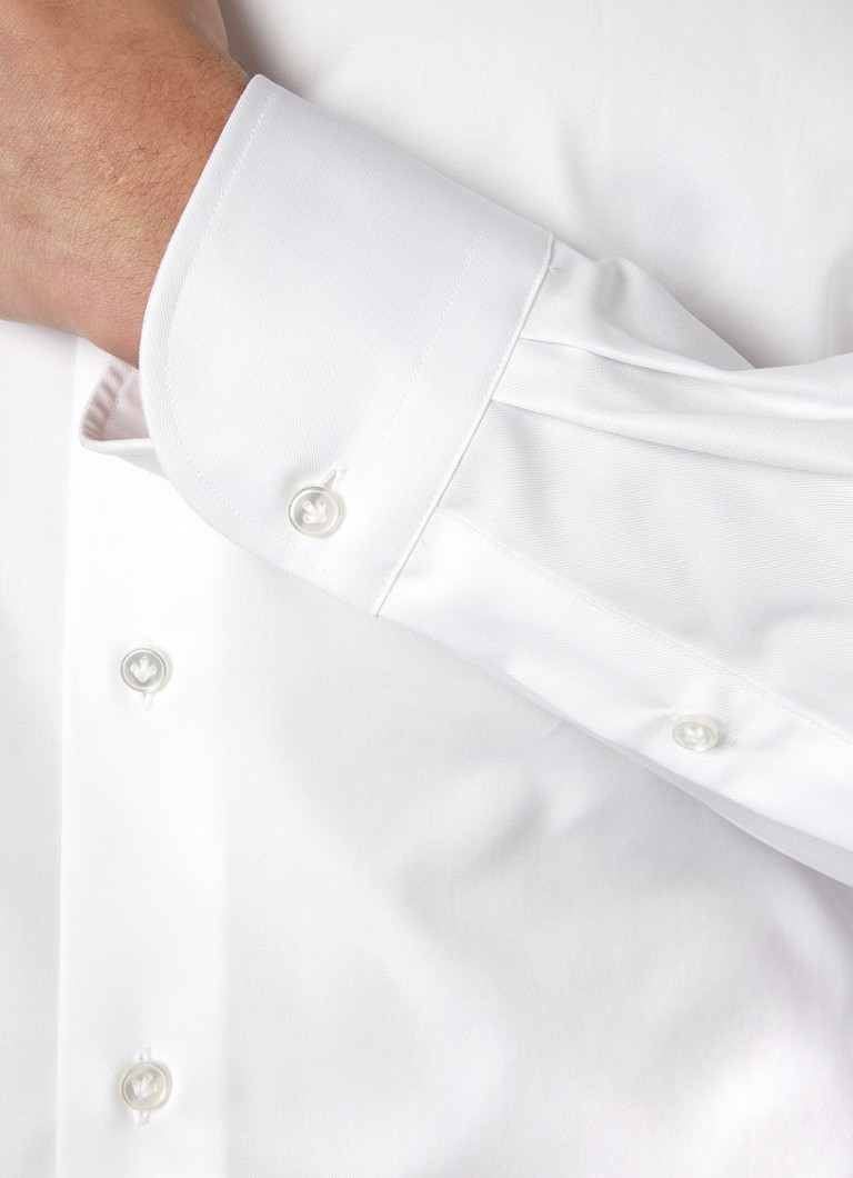 Srajca s kratkimi rokavi Profuomo Royal Twill št. 6 slim fit z izrezanim ovratnikom