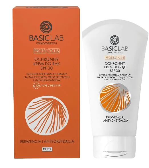 Προστατευτική κρέμα χεριών Basiclab Dermocosmetics SPF30