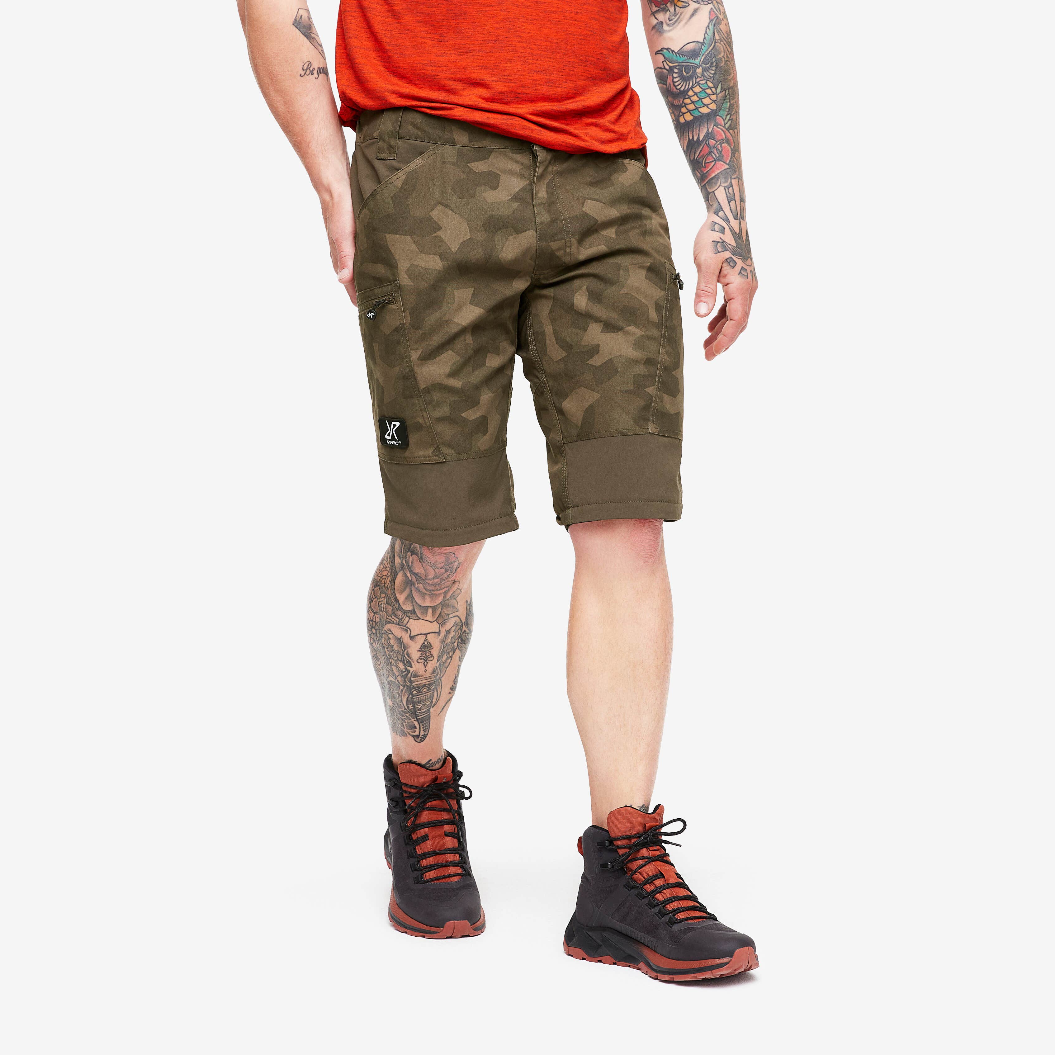 Nordwand Pro Zip-off Pants Homme Earth Camo