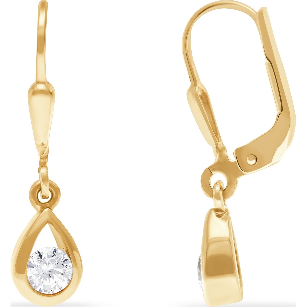FAVS Boucles d'oreilles 375 Or jaune Boucles d'oreilles