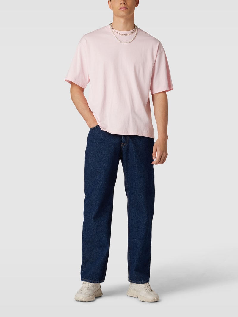 Jeans mit Label-Details in dunkelblau