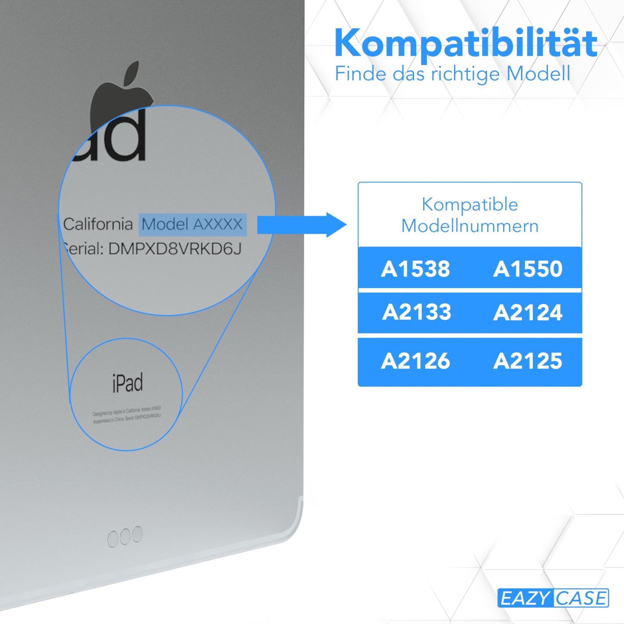 EAZY CASE Tablet-Hülle Smart Case für Apple iPad Mini 4. / 5. Generation 7,9 Zoll, Tablet Schutzhülle aufstellbar Flip Cover Bookstyle Hülle Dunkelgrün
