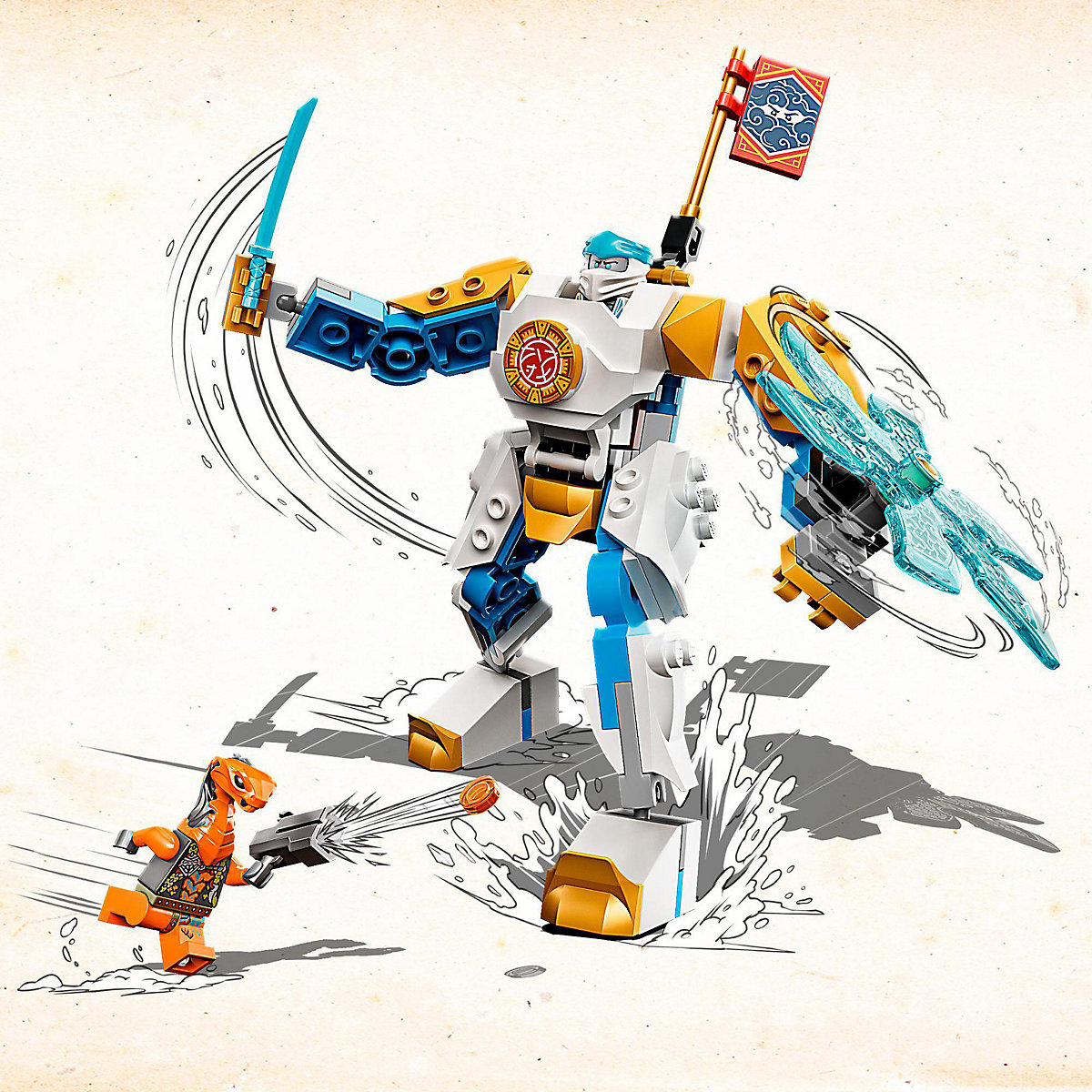 LEGO® Ninjago 71761 Zanes Power-Up-Mech EVO
