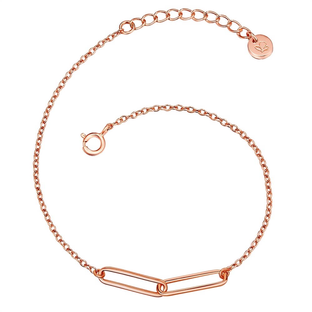 Glanzstücke München Bracelet en argent Argent sterling en Or rose Bracelet