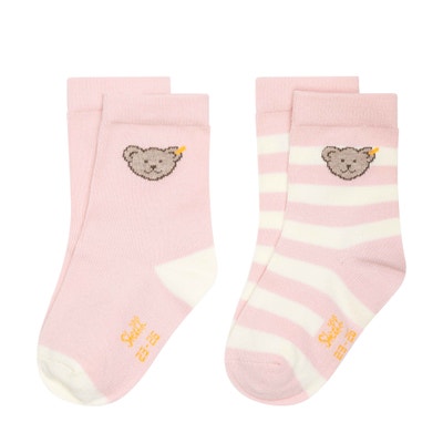 Socken 2er Pack GOTS, rosa