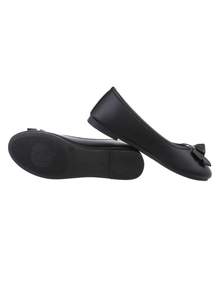Ital-Design Ballerina in Schwarz günstig kaufen