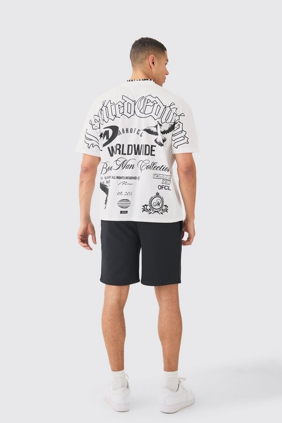 Oversize T-Shirt mit Logo