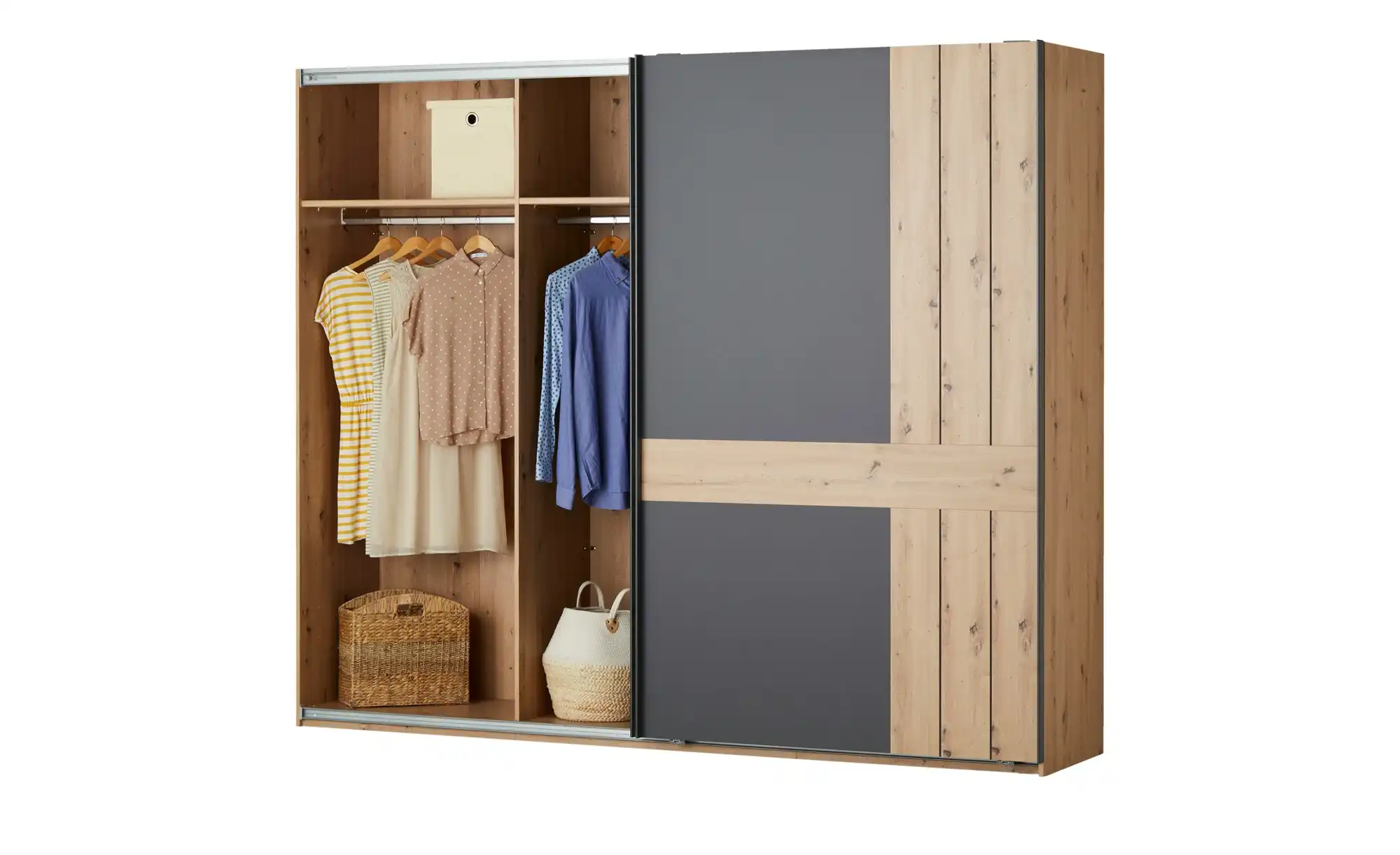 Primo Schwebetürenschrank, 2-türig Zumar