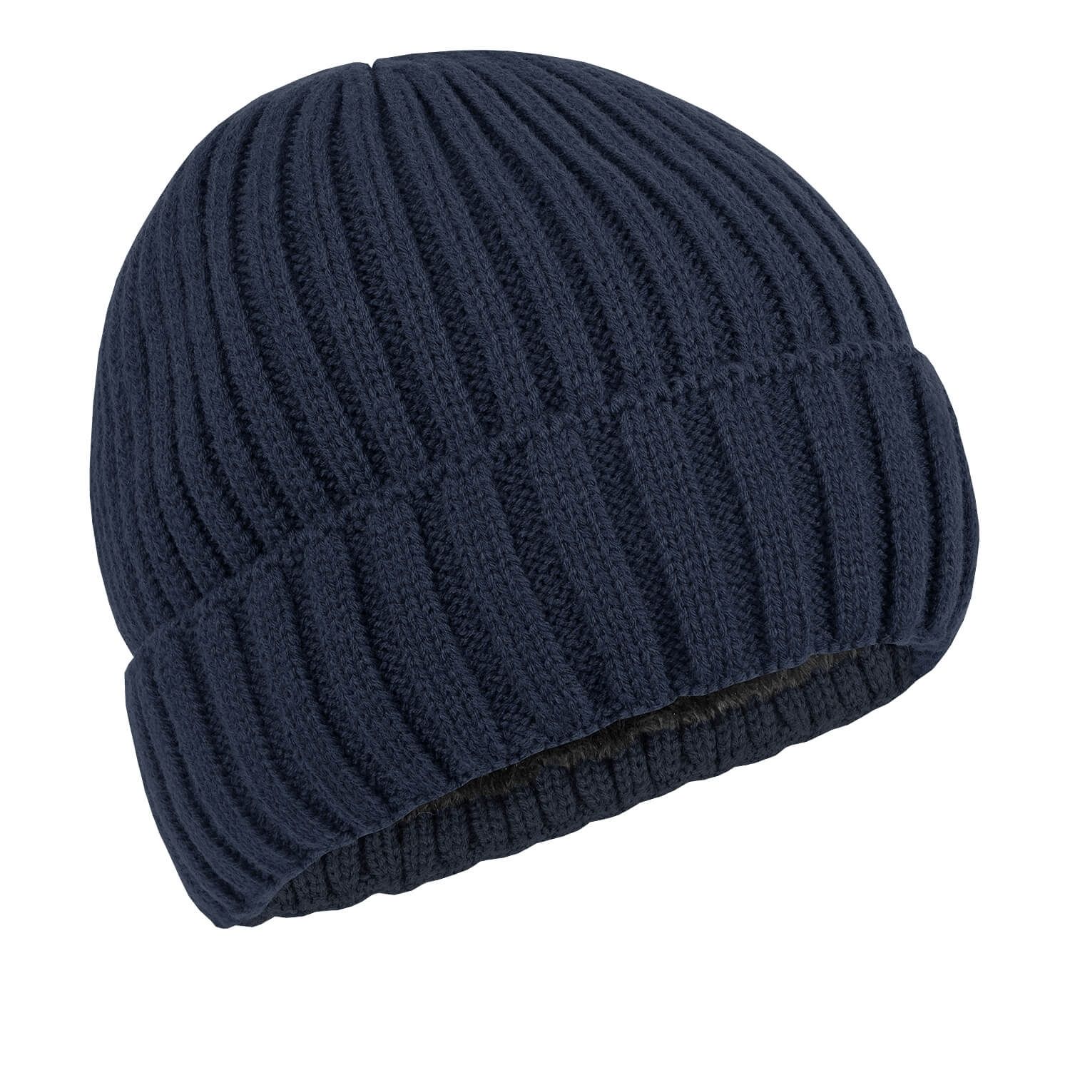Strickmütze Heavy Knit gefüttert