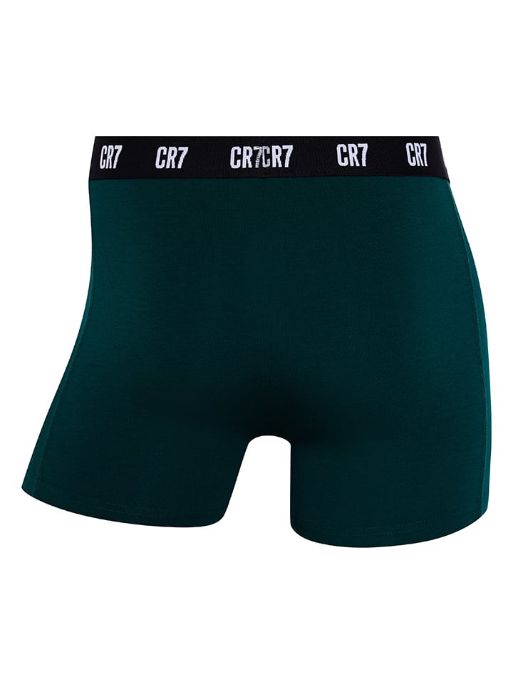 CR7 5er-Set: Boxershorts in Blau/ Schwarz/ Dunkelgrün günstig kaufen