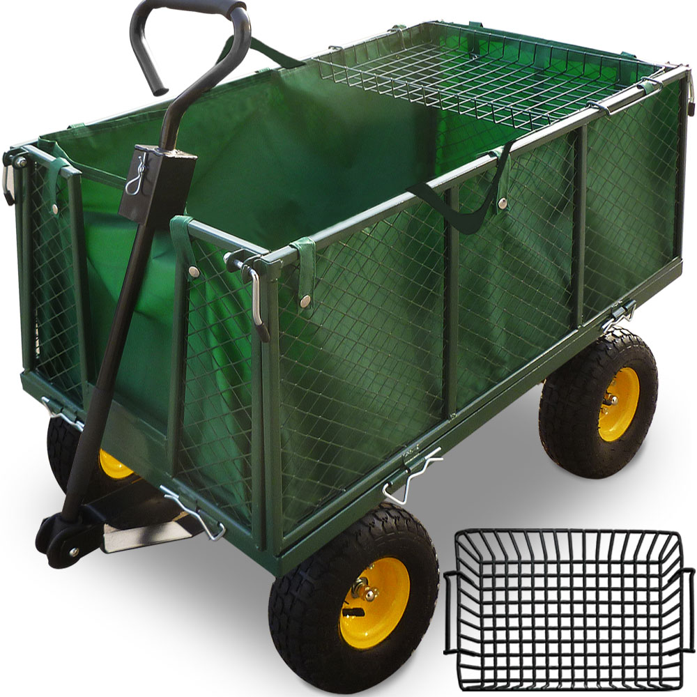 Casaria Deuba Transportwagen mit Plane 550kg