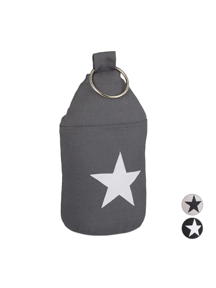 relaxdays Türstopper Stern in Dunkelgrau günstig kaufen onesize