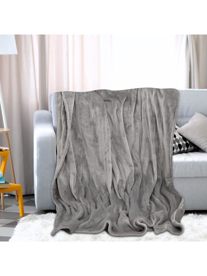 COSTWAY Heizdecke 130 x 180 cm in Grau günstig kaufen 130 cm