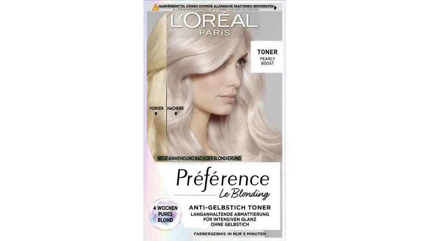 L'Oréal Paris Préférence Le Blonding Toner pearl boost - pearl boost