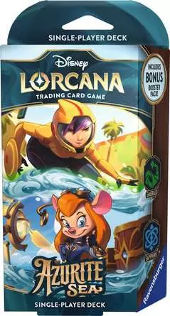 Disney Lorcana: Azurite Sea - Emerald and Sapphire Single Player Deck (Englisch)