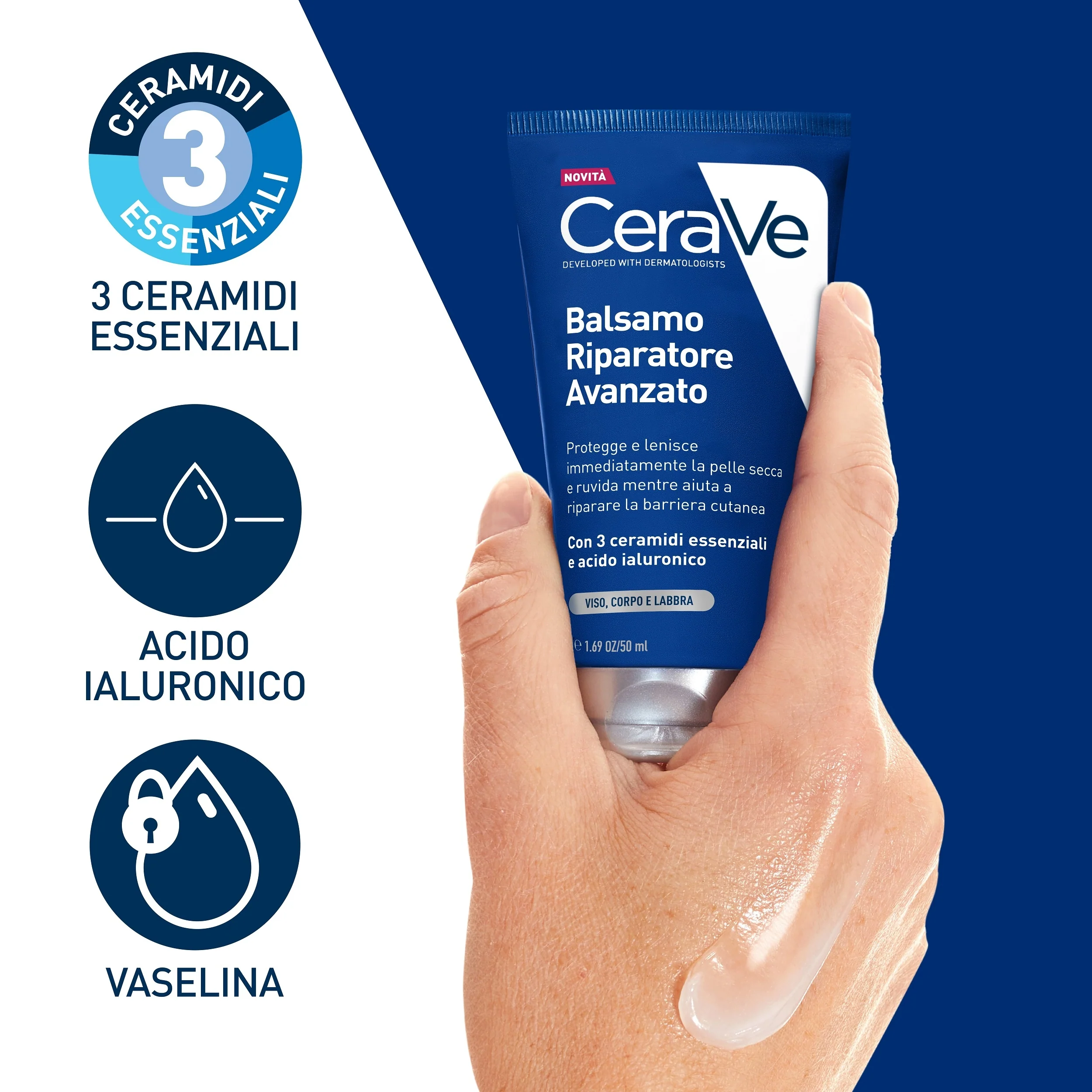 Advanced Repair Balm Moisturisers - Krema za tijelo, 24-satni hidratantni tretman lica, Tretman za obnavljanje