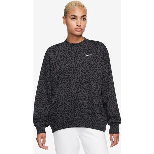 DAMEN SWEATSHIRT W NK DF GT FT CREW LEOPARD AOP