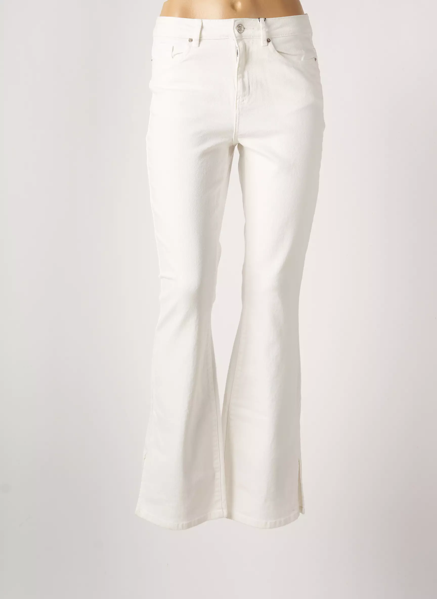 Vero Moda Jean Flare Femme couleur blanc