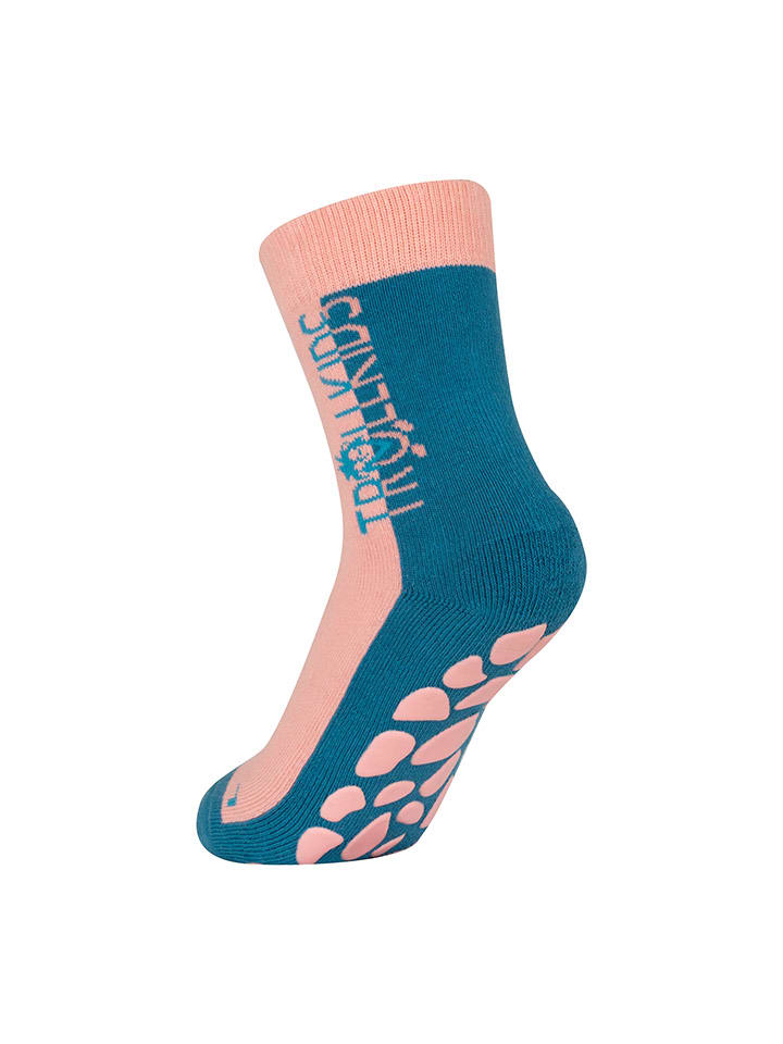 Trollkids Trekkingsocken in Rosa/ Blau günstig kaufen