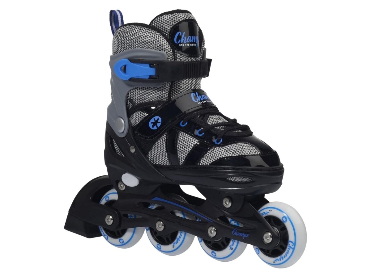 Champz Blau ABEC7 Semi-Softboot verstelbare inline skates