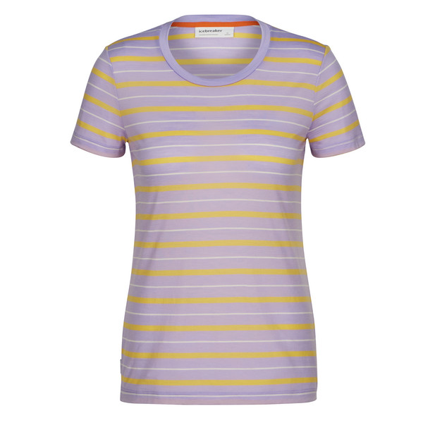 WOMEN WAVE SS TEE STRIPE Damen - Funktionsshirt