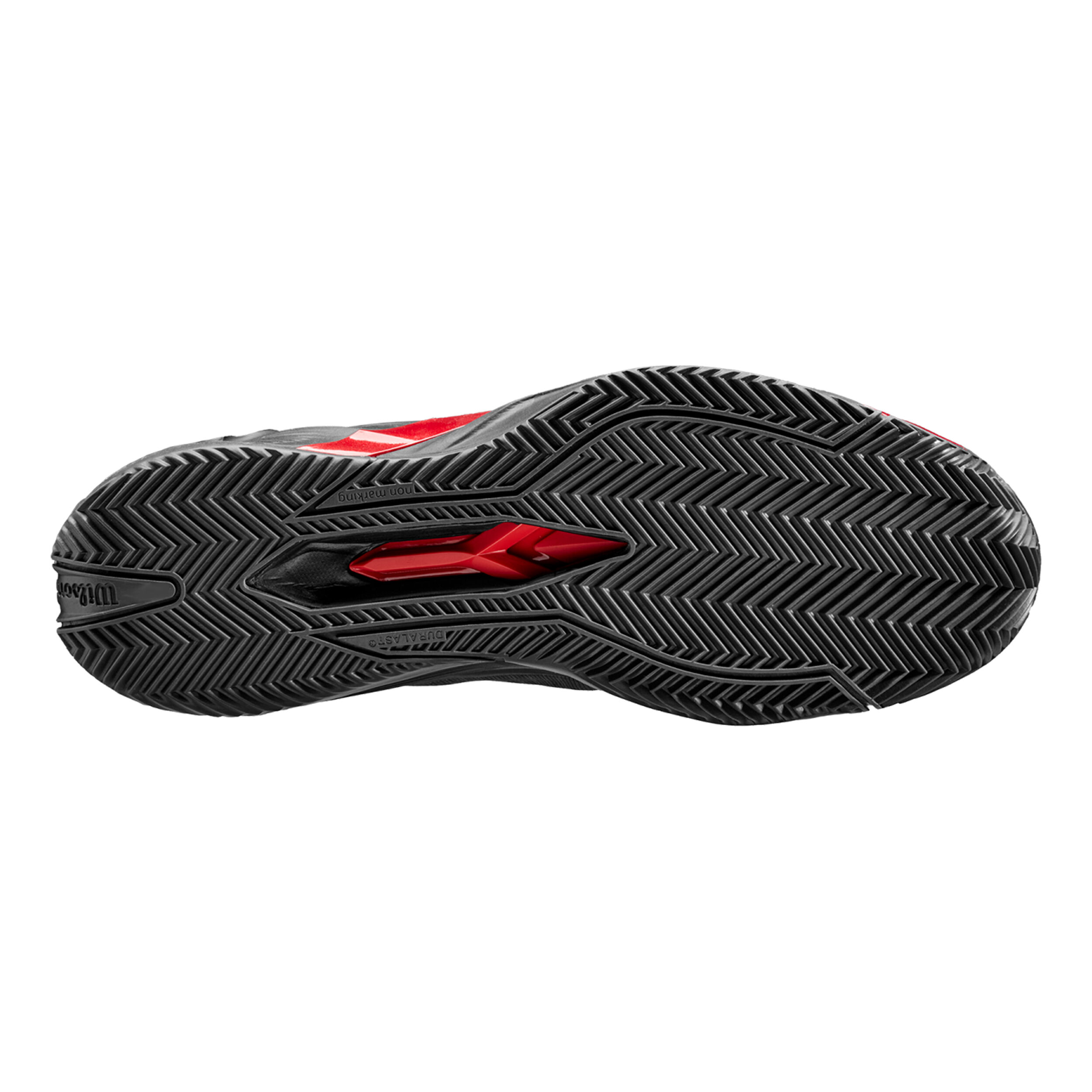 Rush Pro 4.0 Clash Sandplatzschuh Herren - Schwarz, Rot