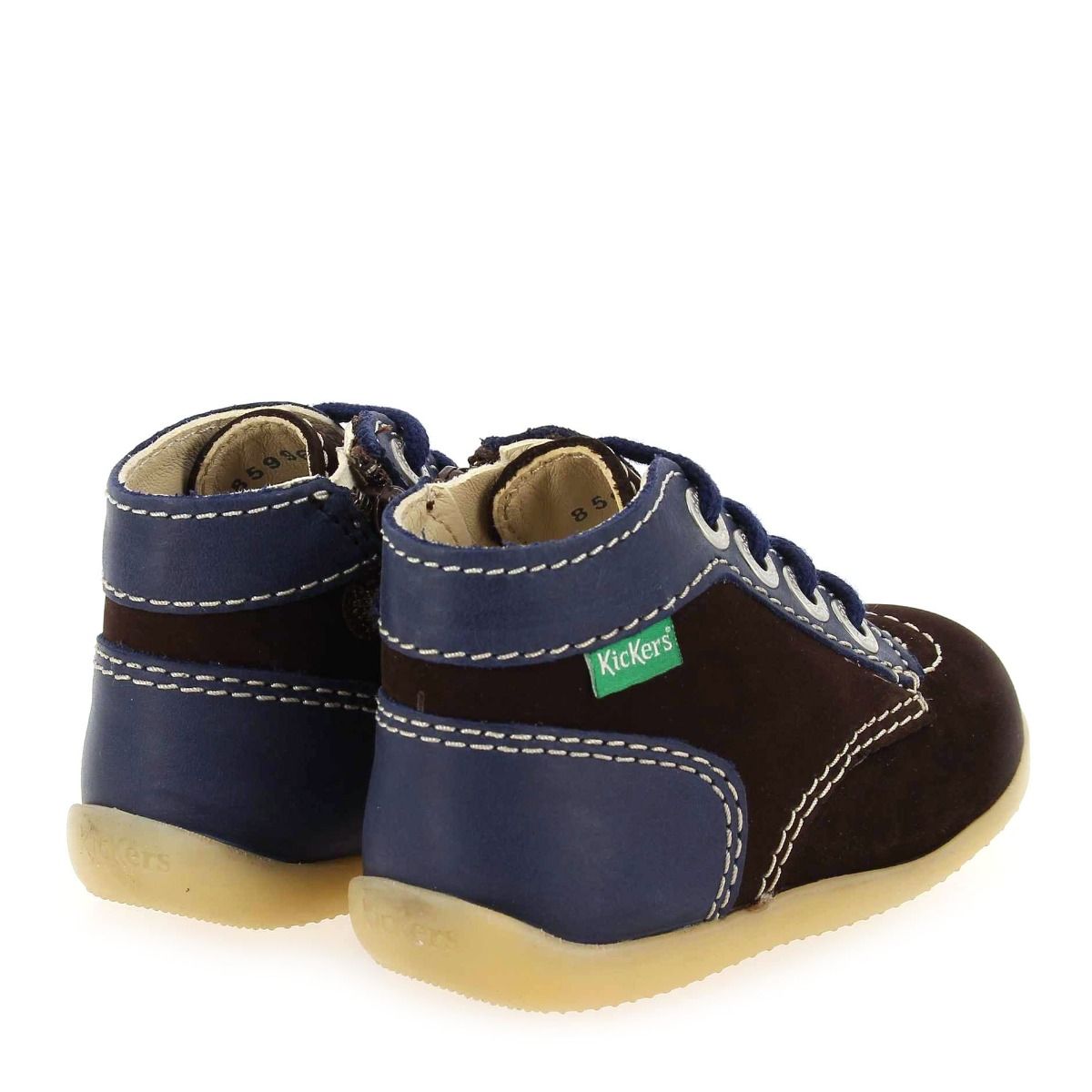 Kickers  BONZIP-2 H21 G - Marron Marine