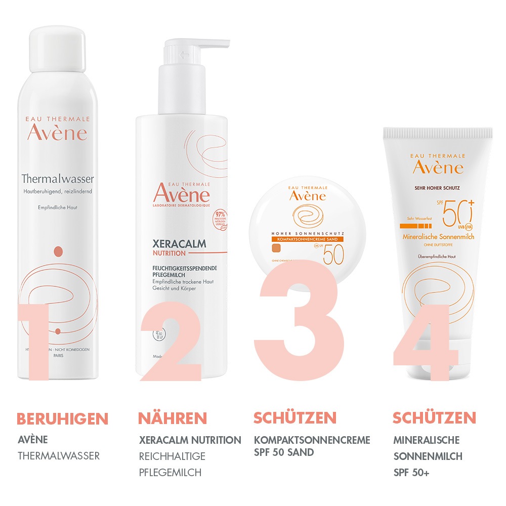 AVENE Kompaktsonnencreme SPF 50 sand 2010