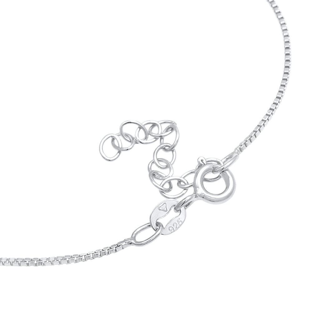 Elli Elli Bracelet Collier vénitien pour dames Liens rectangulaires de base ajustables Bracelet