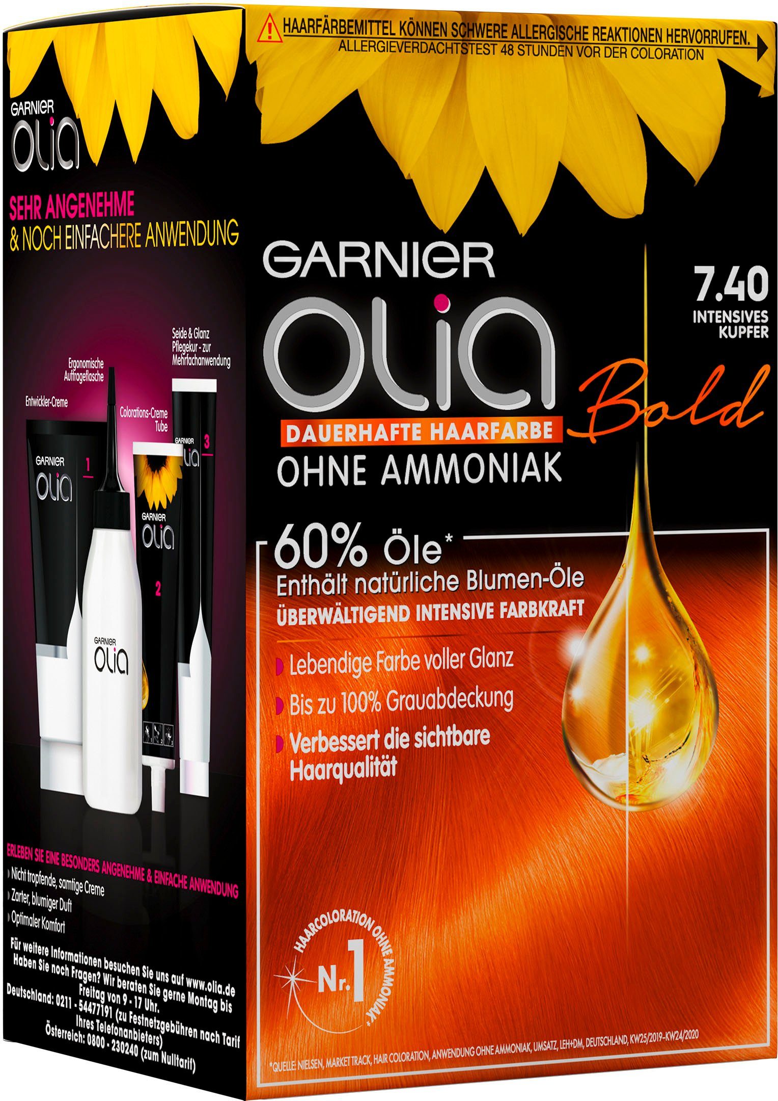 GARNIER Coloration Olia dauerhafte Haarfarbe