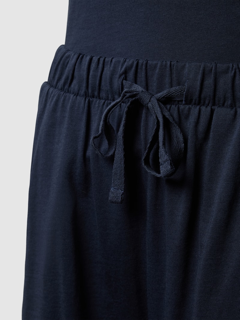 Pyjama mit Label-Print Modell 'MIX N MATCH' in dunkelblau