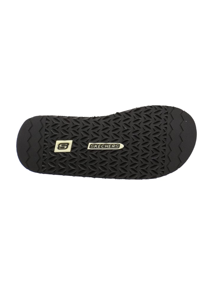Skechers Zehentrenner in Schwarz günstig kaufen