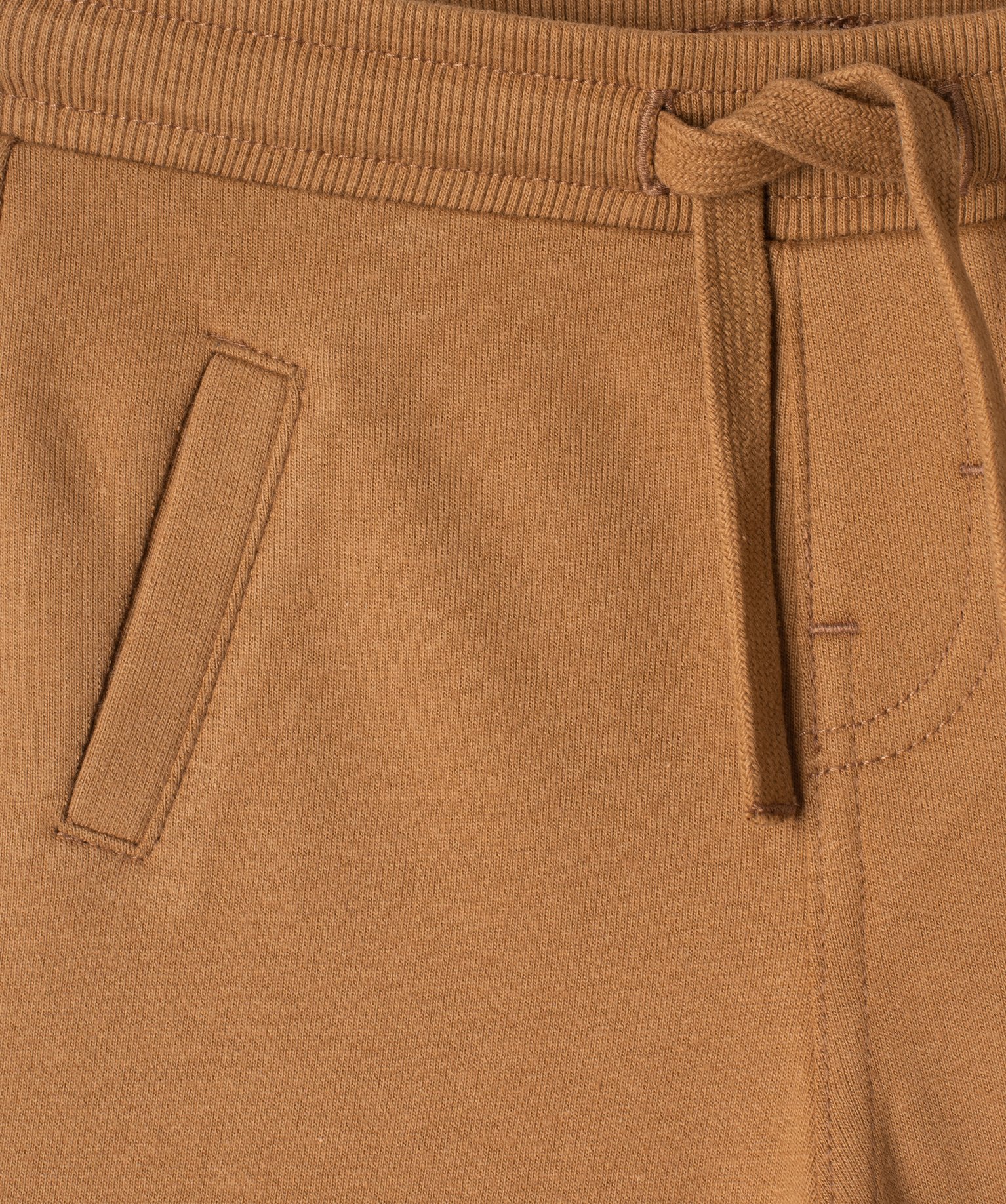 Short bébé Garçon en maille avec ceinture bord-cte marron | GEMO