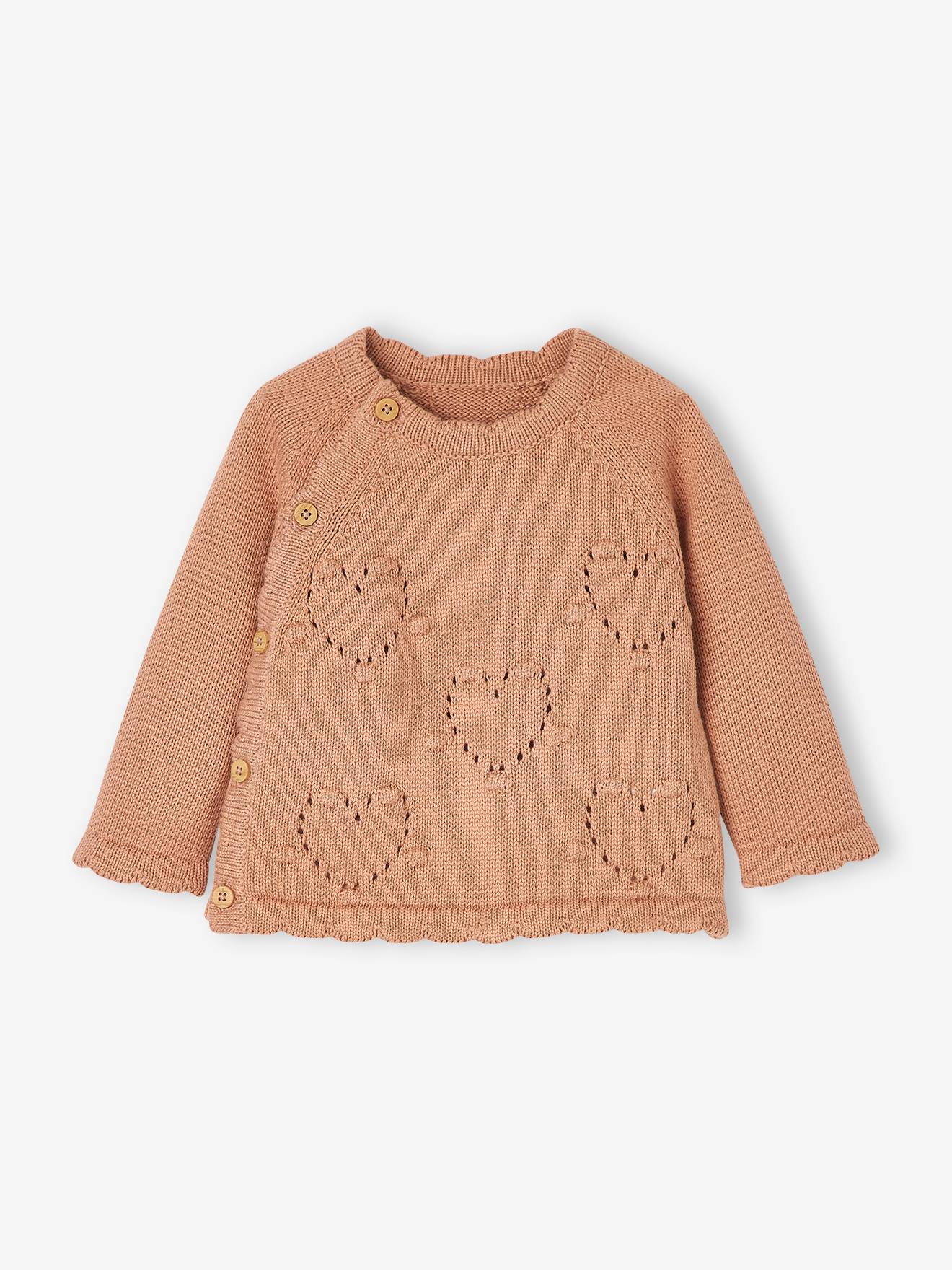 Vertbaudet Baby Wickeljacke, Oeko-Tex - wollweiß