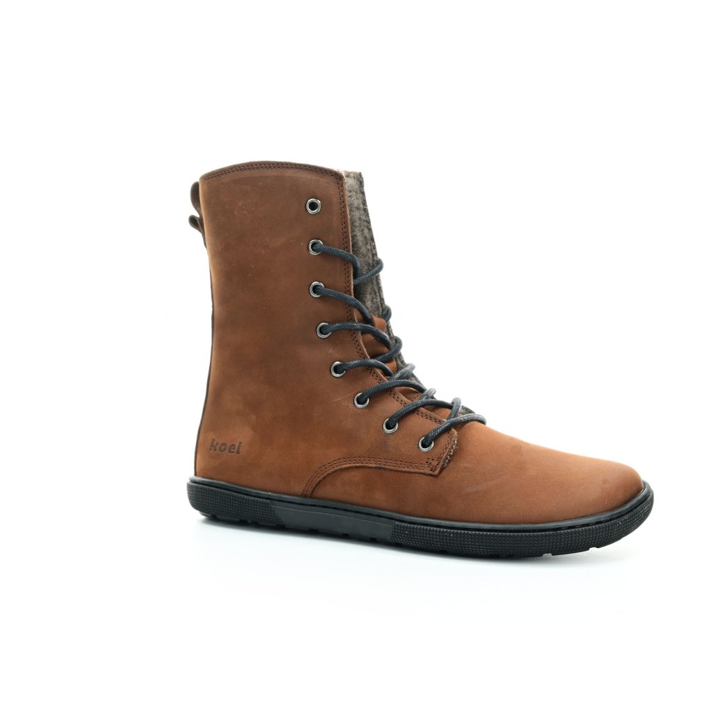 Koel Lady Faro Chocolate Lambswool Winter-Barfußschuhe