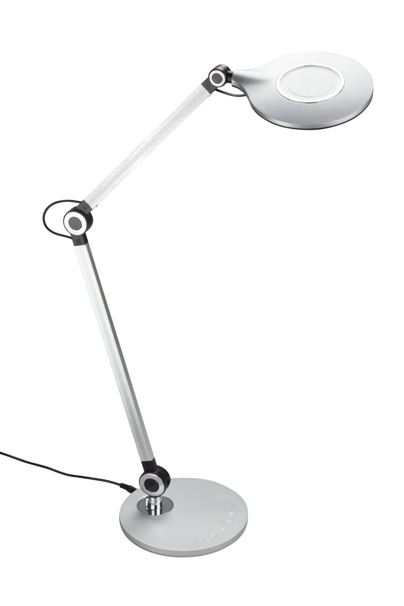 Briloner LED Tischleuchte Office silberfarben