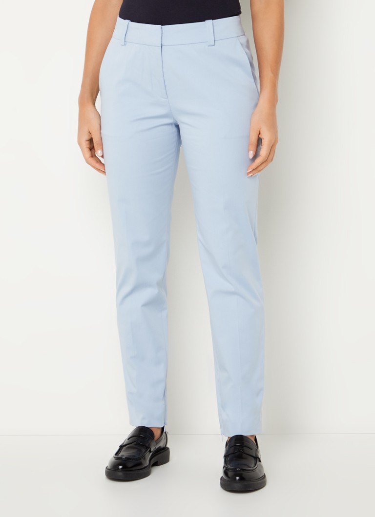 Pantaloni scurți skinny cu talie medie HUGO BOSS Hedima și buzunare laterale