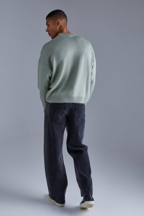 Kastiger Strickpullover