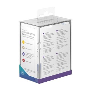 Ultimate Guard Boulder Deck Case 60+ Standardgröße Transparent