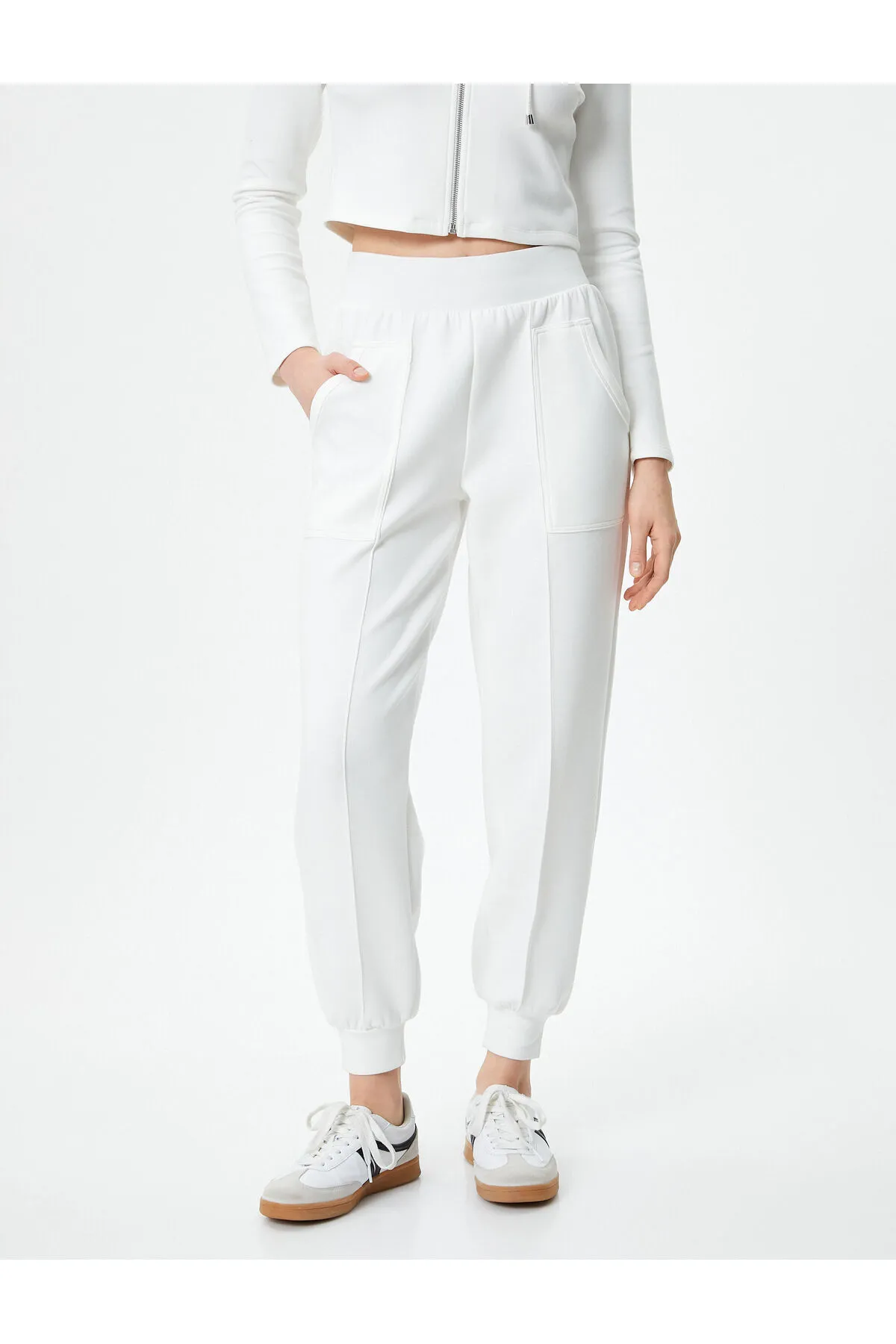 Koton  Jogginghose - Ecru - Jogger