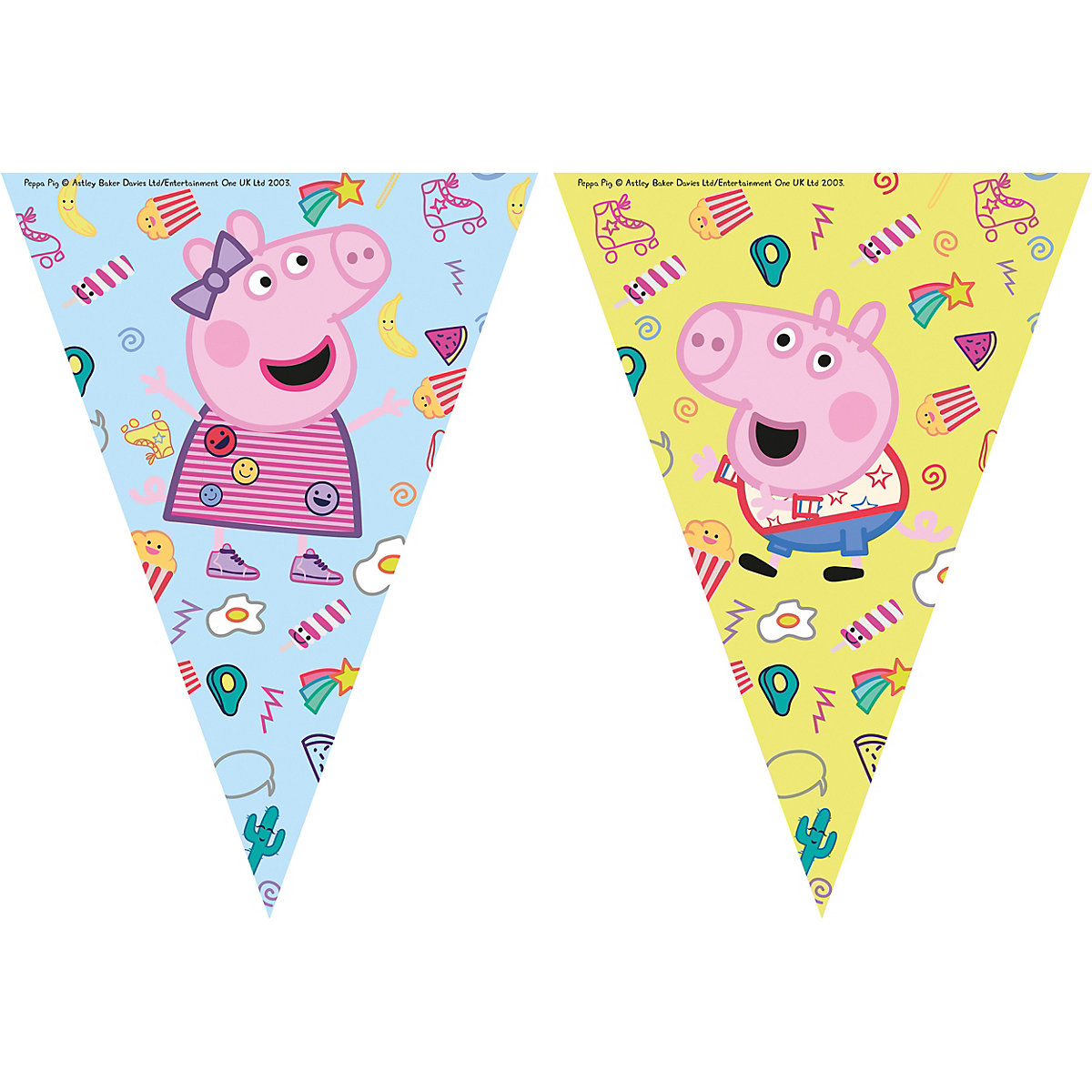 Girlande Wimpelkette Peppa PIg, 2,3 m
