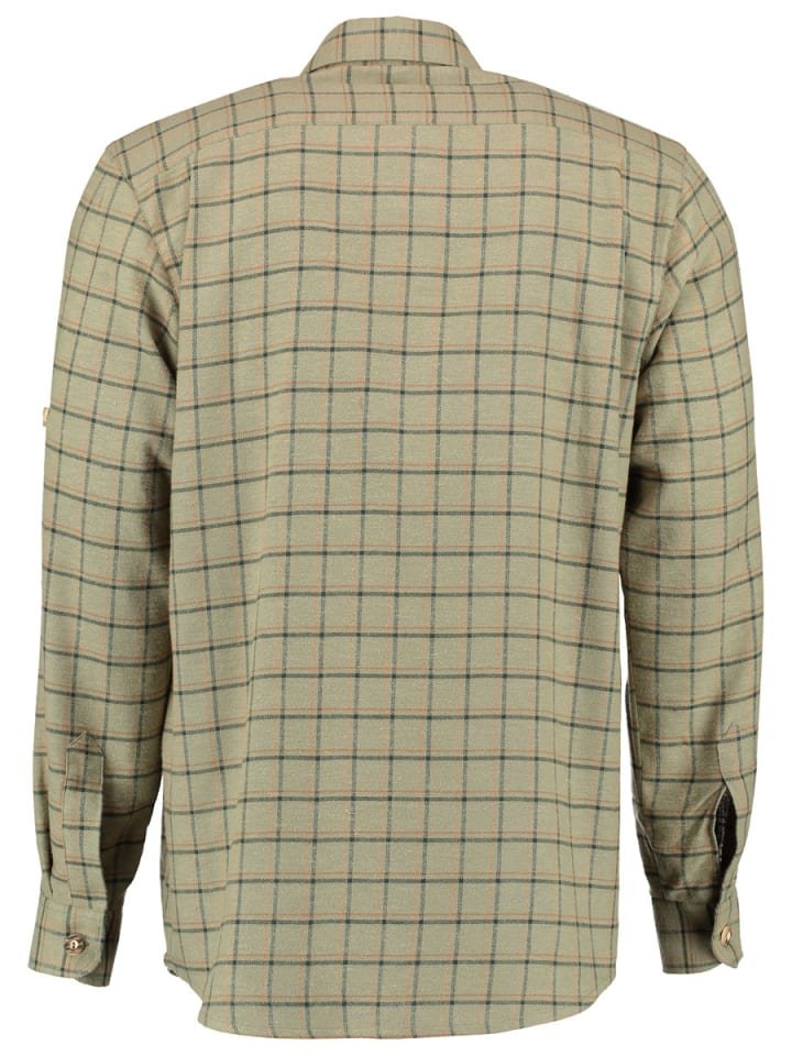 OS-Trachten Trachtenhemd Dulora in khaki/schlamm günstig kaufen