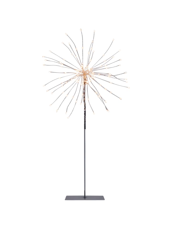 STAR Trading LED Deko-Stehleuchte 'Firework', 120 LEDs, silber, warmweiß, 50cm günstig kaufen onesize