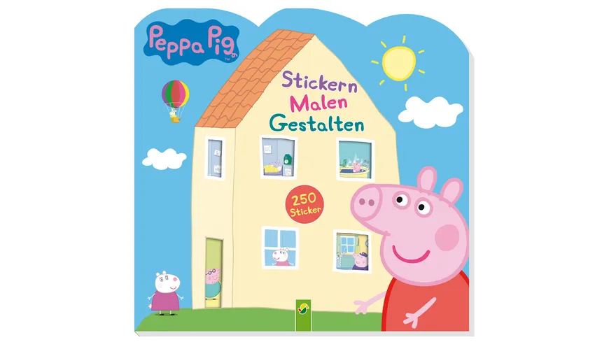 Buch - Schwager & Steinlein - Peppa Pig Stickern Malen Gestalten